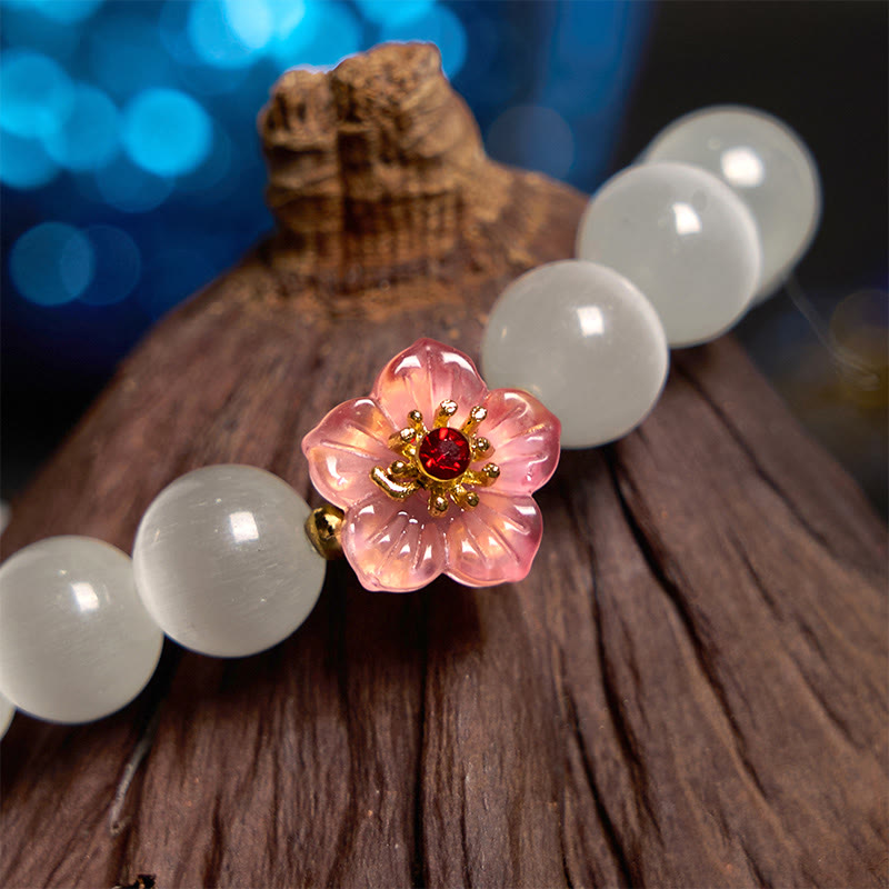 Cat's Eye Chrysoberyl Love Bracelet | Unique Healing Jewelry