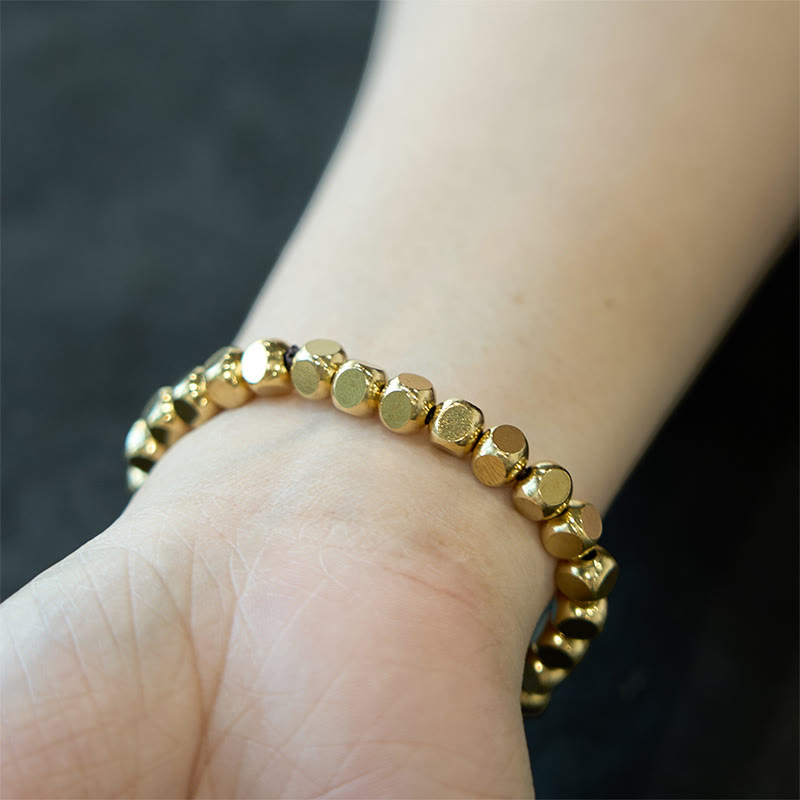 Copper Good Luck Healing Bracelet 6mm