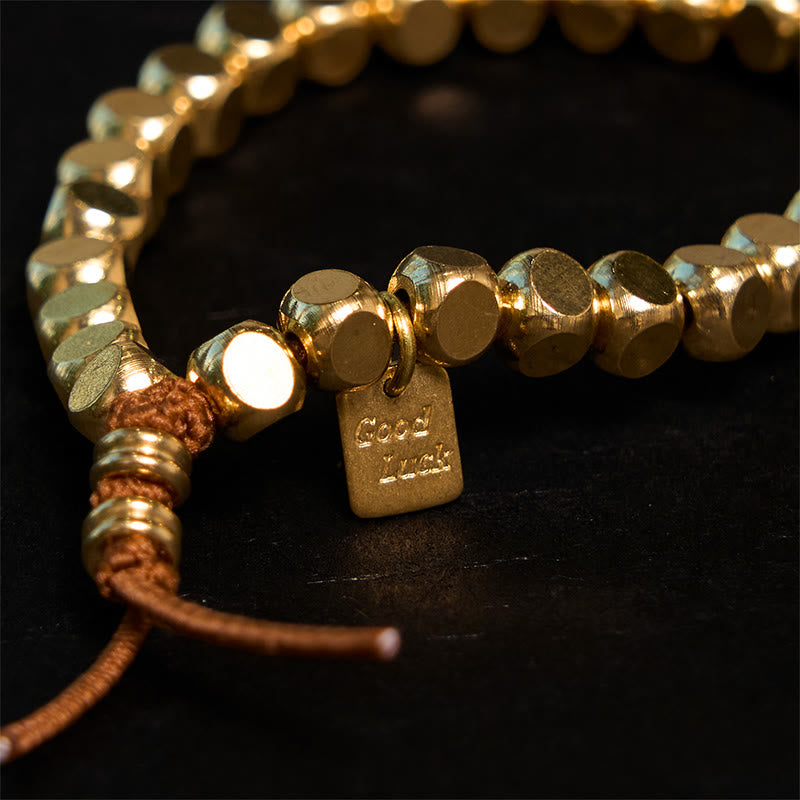 6mm Copper Good Luck Self Care Bracelet for Balance