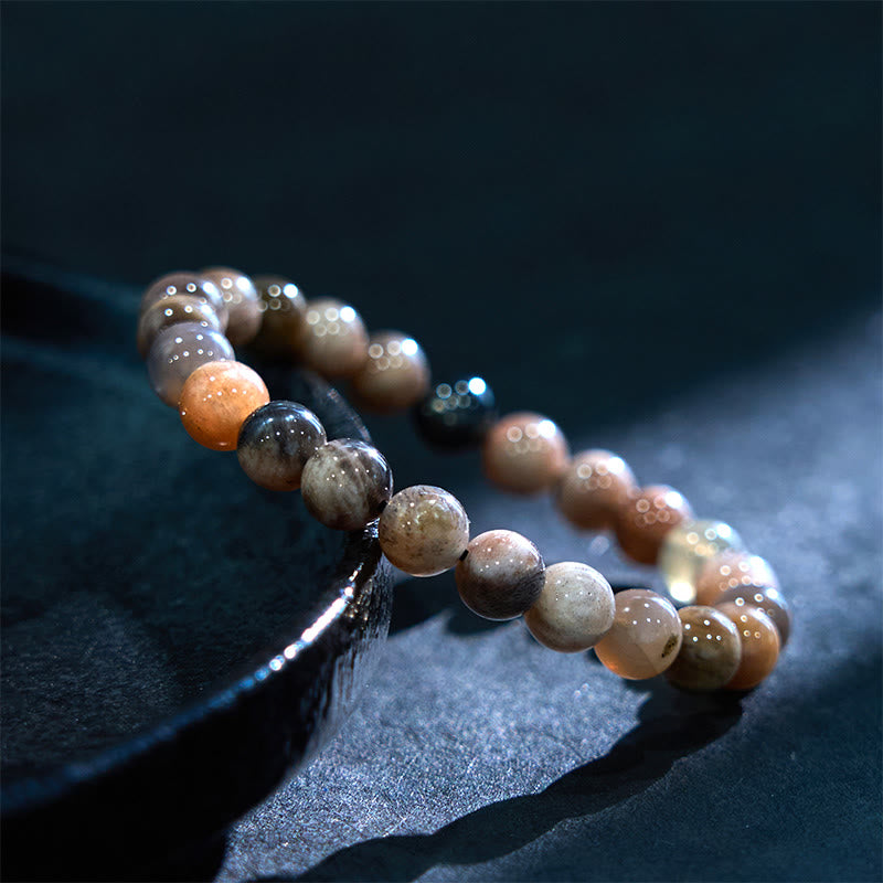 8mm Black Moonstone Soothing Bracelet