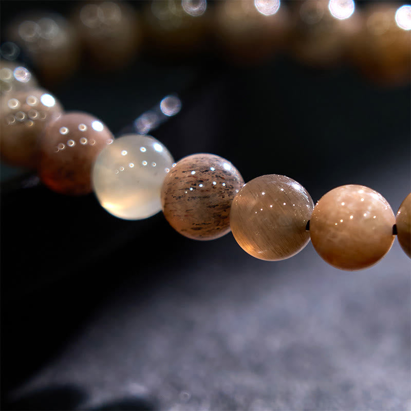 8mm Black Moonstone Soothing Bracelet