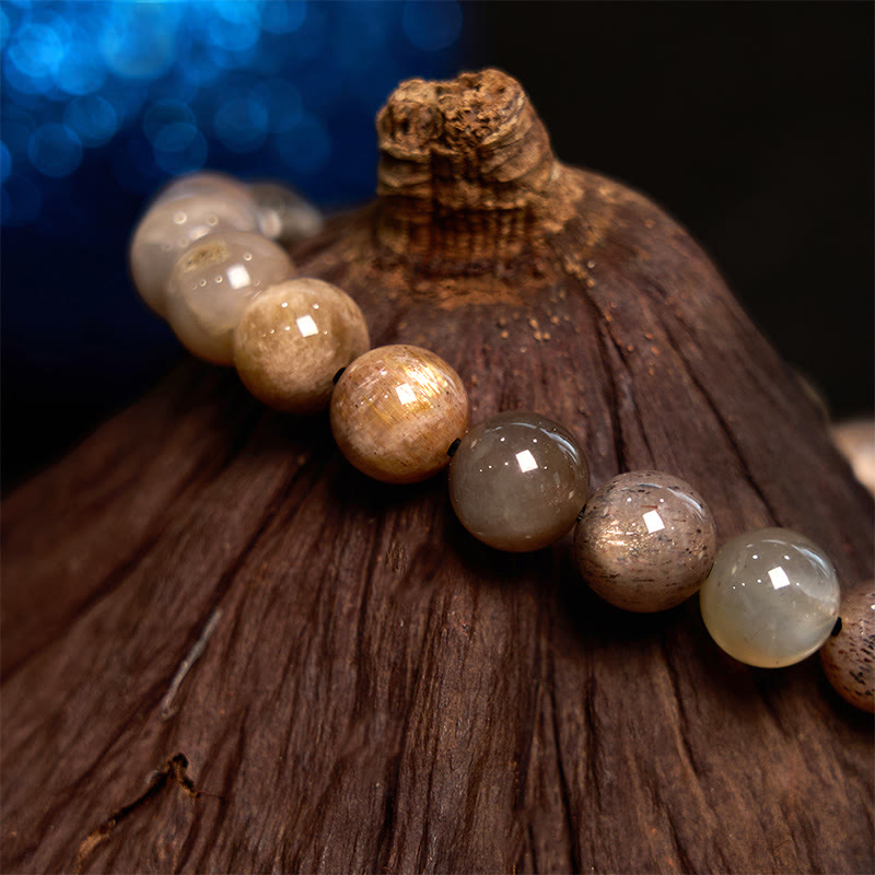 8mm Black Moonstone Soothing Bracelet