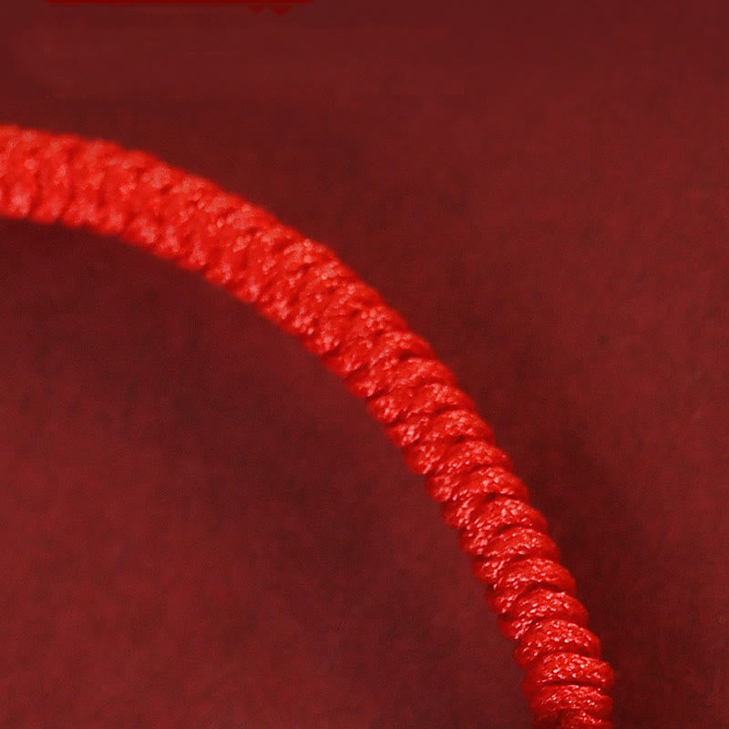 10mm Red Agate Chinese Zodiac Protection Bracelet