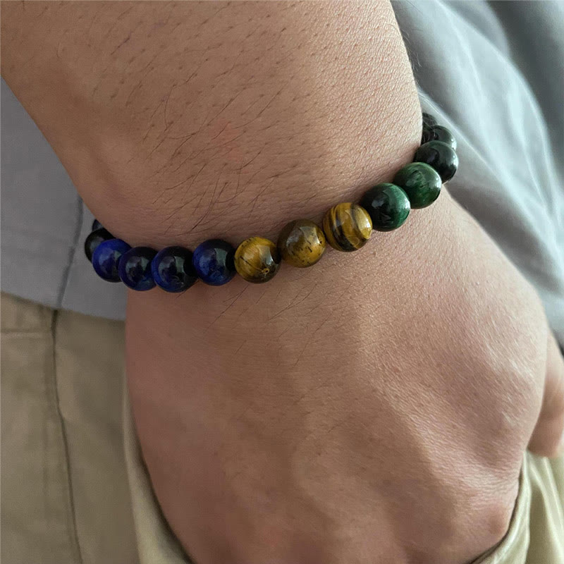 Multi-Tiger Eye Stone Balance Bracelet