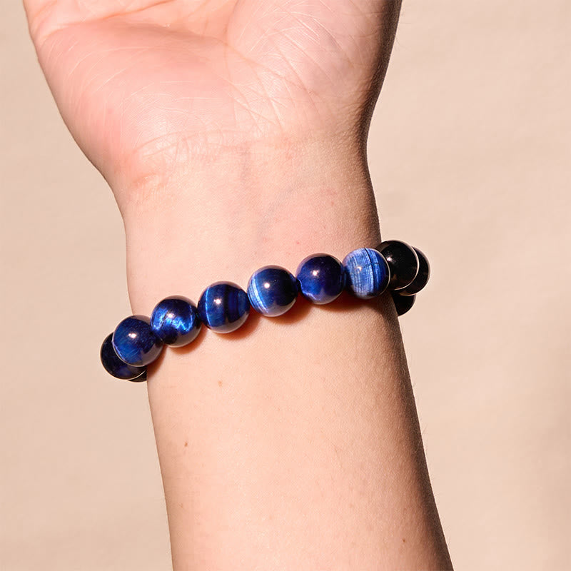 Blue Multi-Size Tiger Eye Protection Bracelet