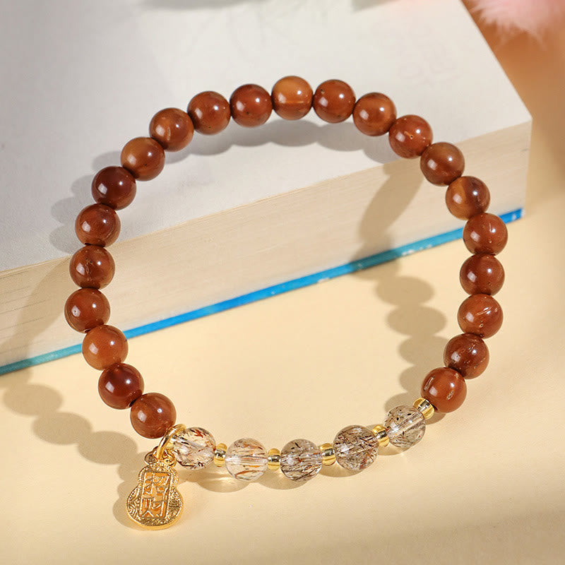 6mm Green Phantom Kuka Seed Confidence Bracelet