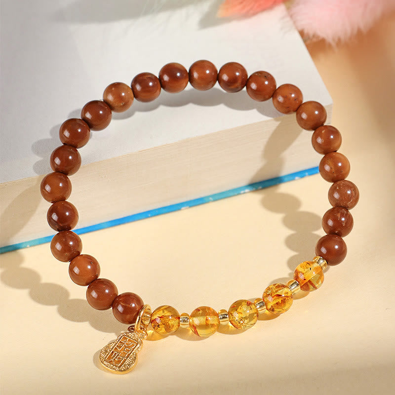 6mm Green Phantom Kuka Seed Confidence Bracelet