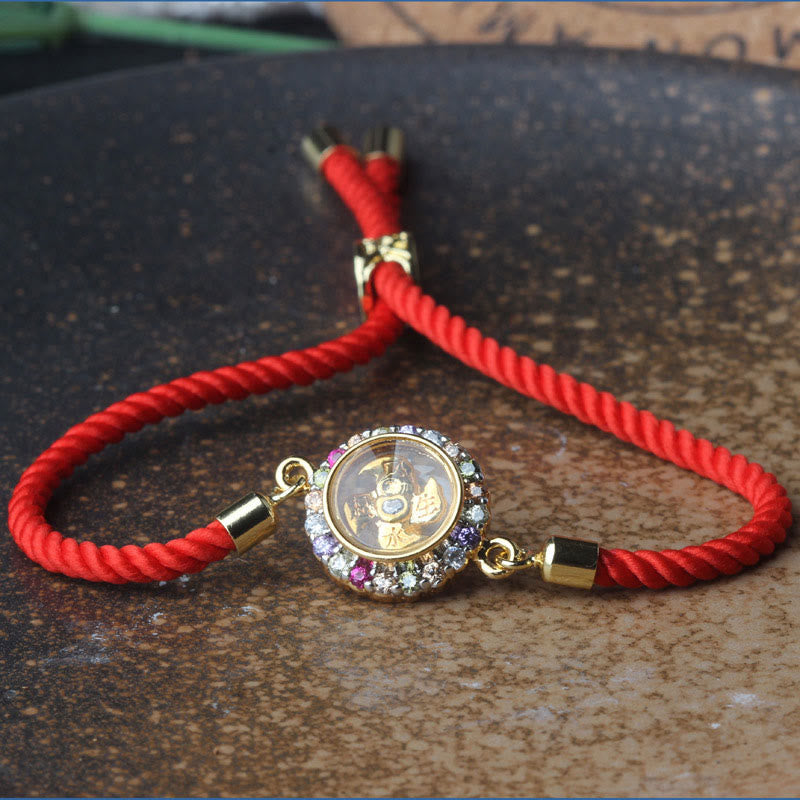 Copper Color Rotatable Windmill Lotus Bracelet for Spiritual Balance