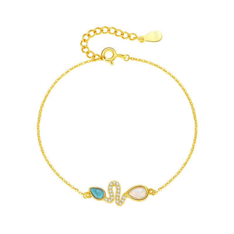 Turquoise Opal Snake Protection Bracelet 2025