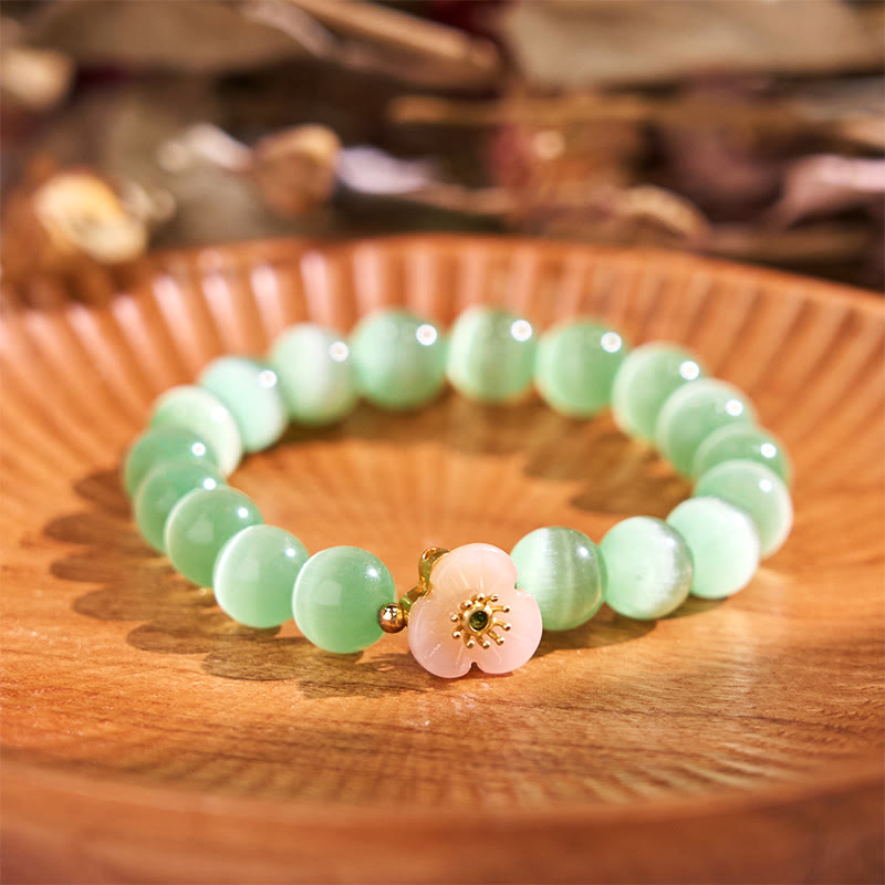 Cat's Eye Chrysoberyl Love Bracelet | Unique Healing Jewelry