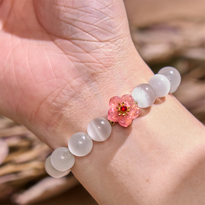 Cat's Eye Chrysoberyl Love Bracelet | Unique Healing Jewelry