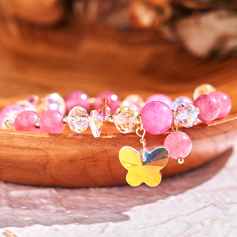 Strawberry Quartz Love Bracelet - Emotional Healing