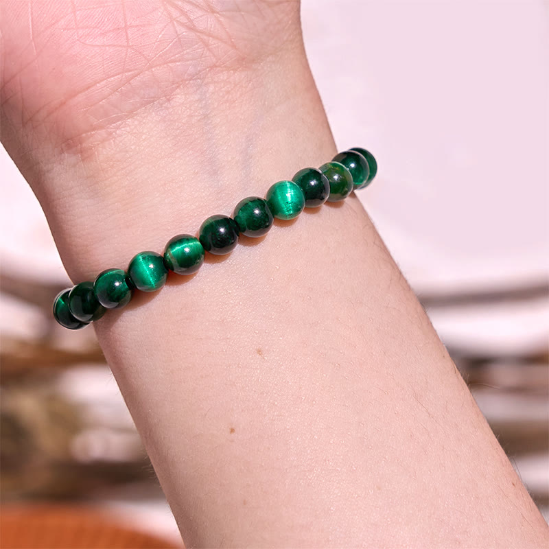 8mm Malachite Black Tourmaline Purity Bracelet Unisex