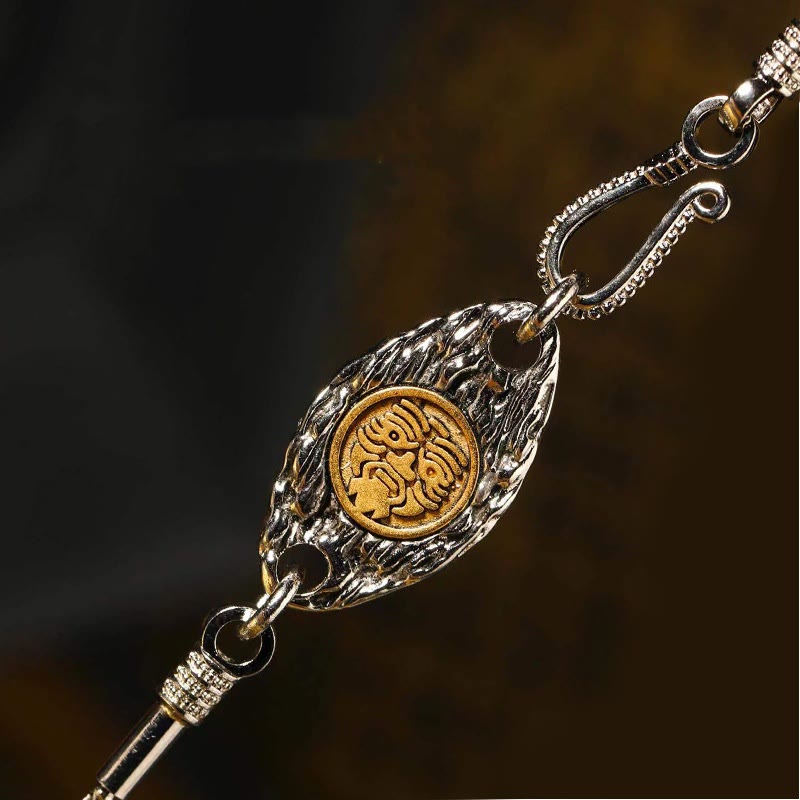 925 Sterling Silver Treasure-Spitting Rat Spiritual Protection Necklace