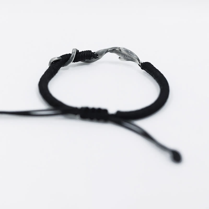 Mens Sterling Silver Protection Bracelet