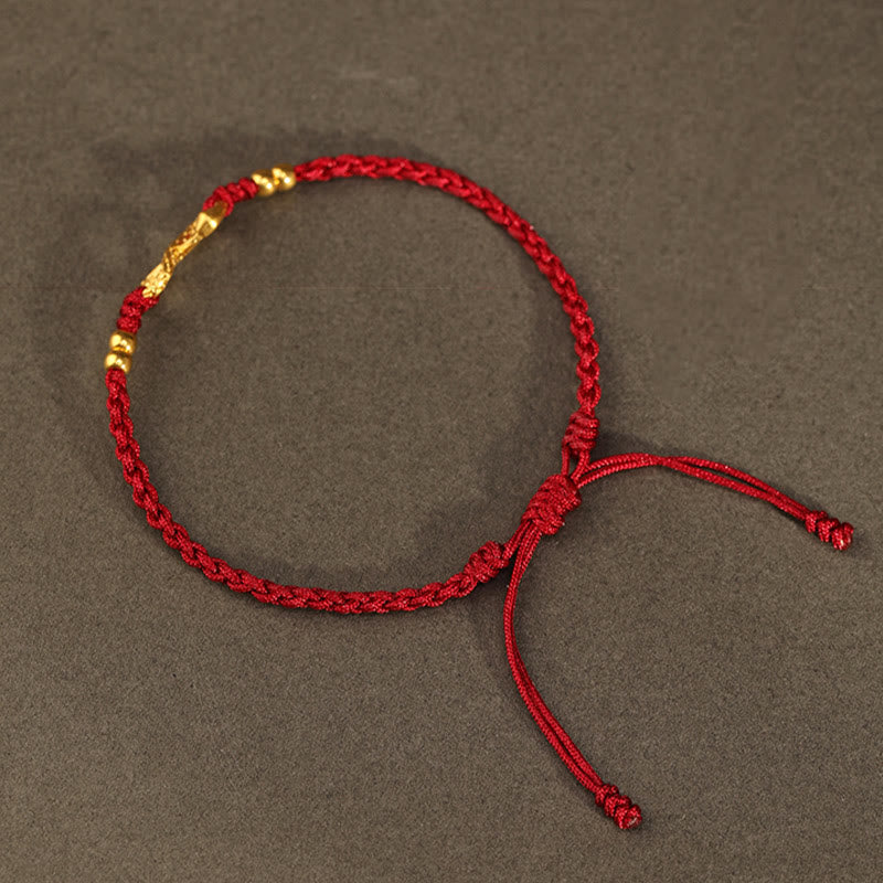 999 Gold Snake Eternal Endless Knot Bracelet