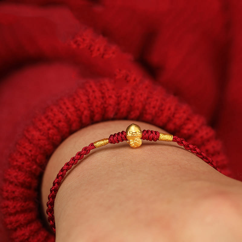 Year of the Snake Fortune Bracelet 999 Gold
