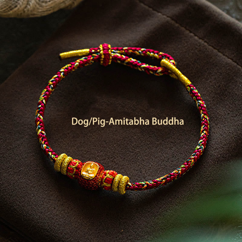 999 Gold Zodiac Snake Luck Bracelet