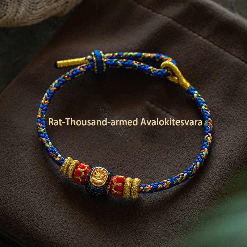 999 Gold Zodiac Snake Luck Bracelet
