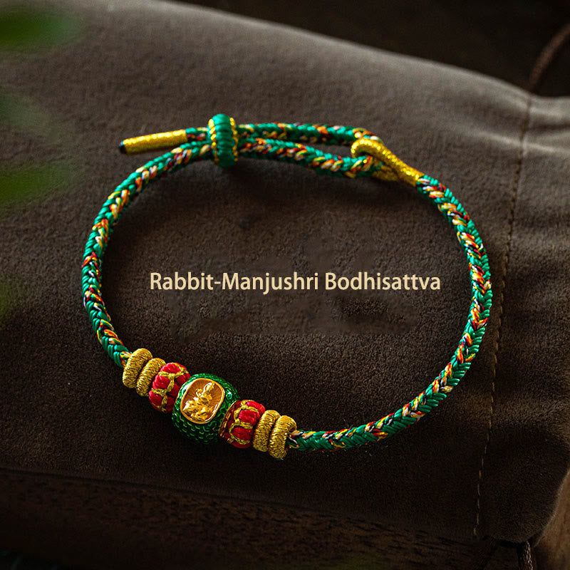 999 Gold Zodiac Snake Luck Bracelet