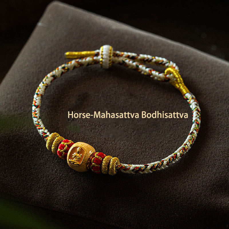 999 Gold Zodiac Snake Luck Bracelet