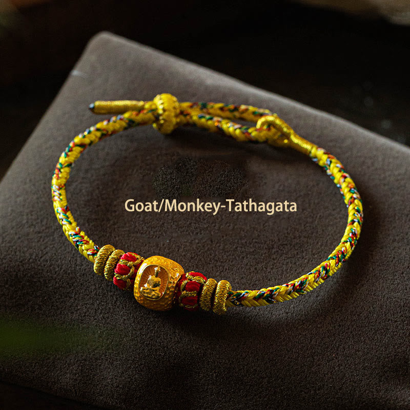 999 Gold Zodiac Snake Luck Bracelet
