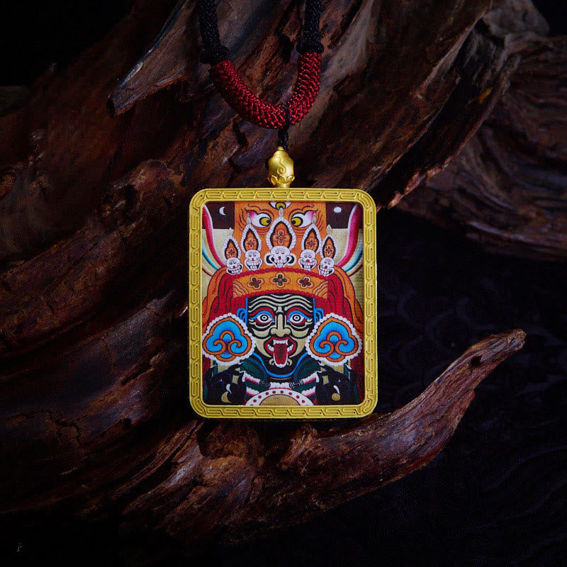 Zakiram Nine-Tailed Fox Spiritual Necklace | Wealth & Protection