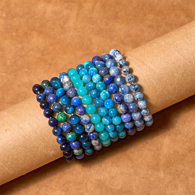 8 mm blaues Tigerauge-Armband für Ruhe und Gelassenheit