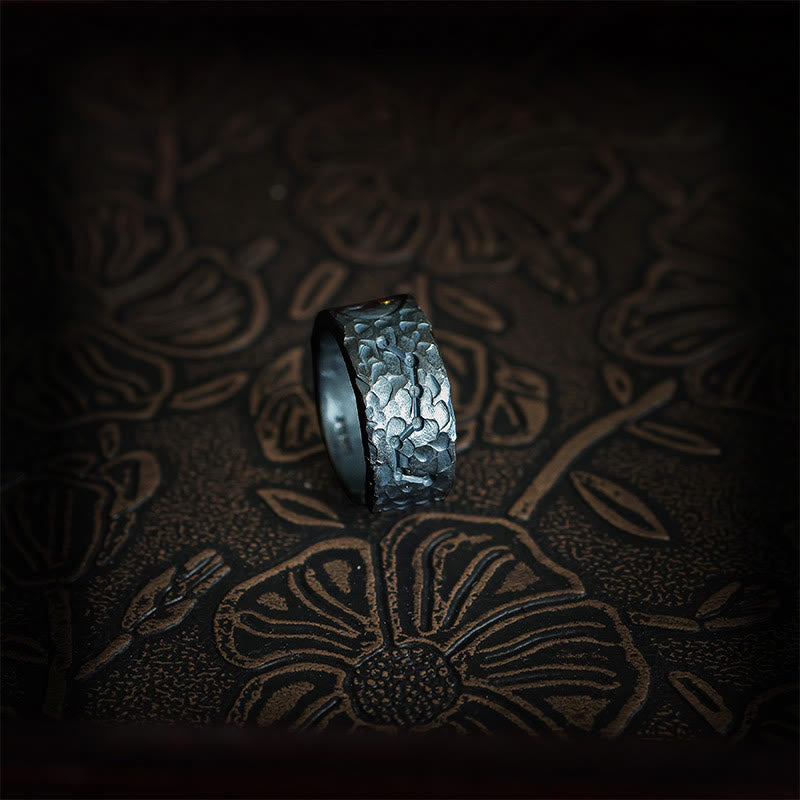 Sterling Silver Yin Yang Balance Ring
