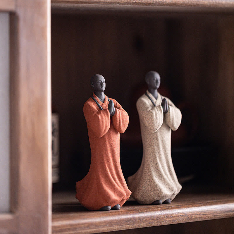 5x5x13cm Ceramic Meditating Buddha Statue for Serenity