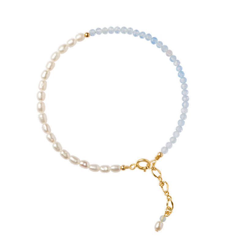 2mm Turquoise Pearl Wisdom Bracelet