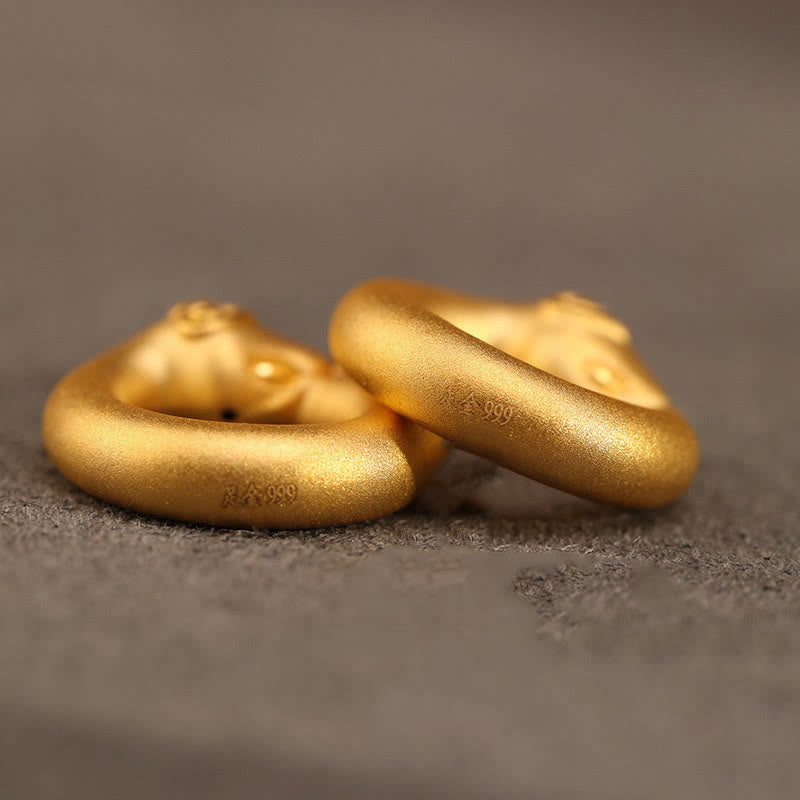 999 Gold Agarwood Year of the Snake Necklace for Protection
