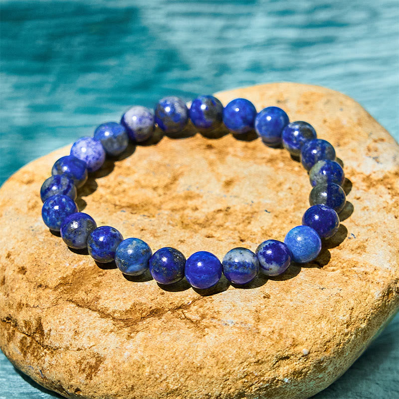 Naturally Mindful 8mm Lazurite Self-Care Bracelet