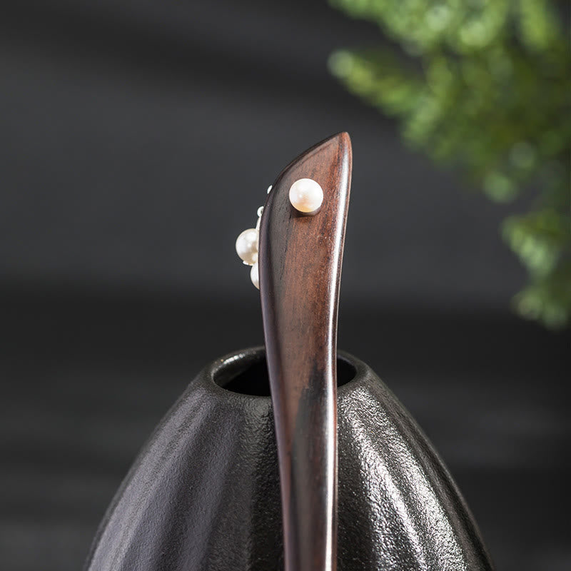Ebony Cloud Hairpin in 925 Silver | Chinese Hairpins