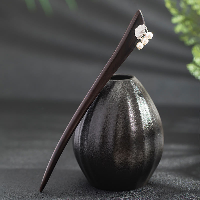Ebony Cloud Hairpin in 925 Silver | Chinese Hairpins