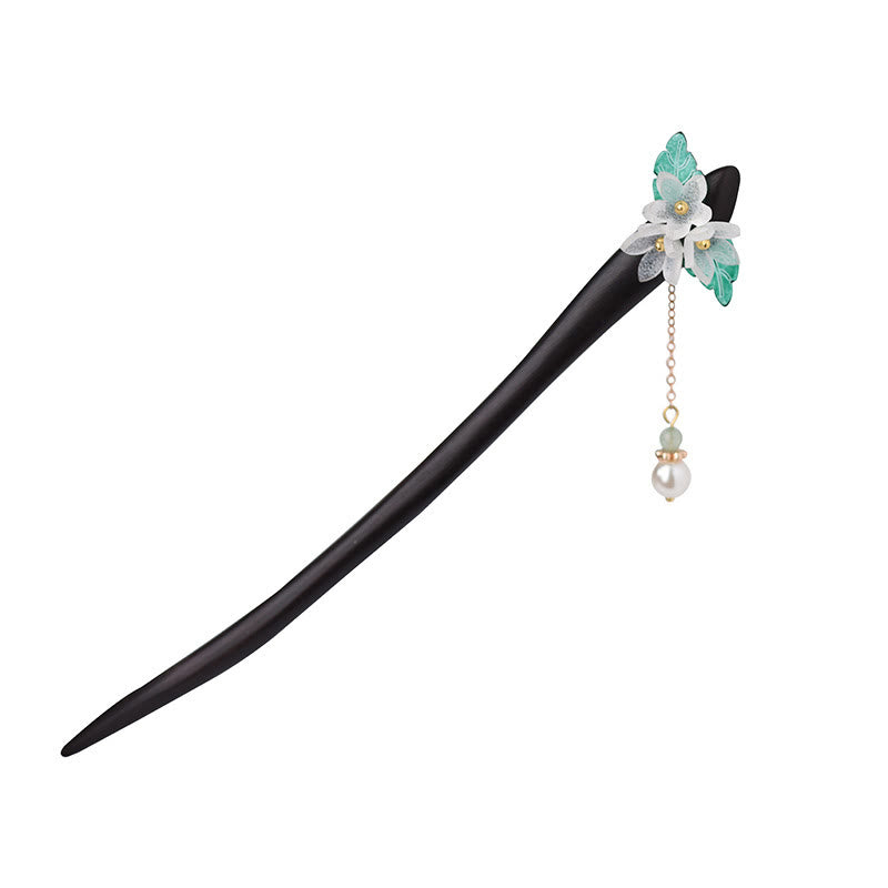 Lily Of The Valley Wood Hairpin | Chinese Traditional Accessory
