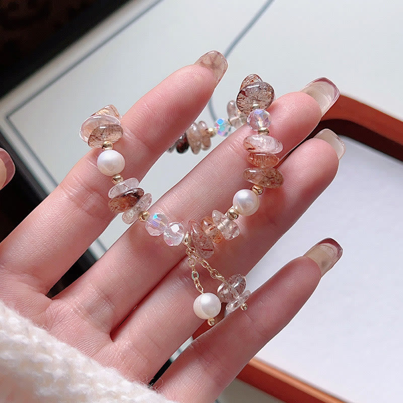 Super Seven Crystal Spiritual Healing Bracelet for Women 13-16cm