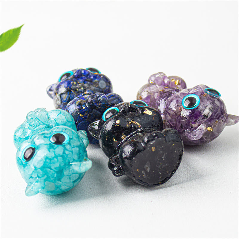 5.5cm Crystal Resin Feng Shui Decoration for Positive Home Energy