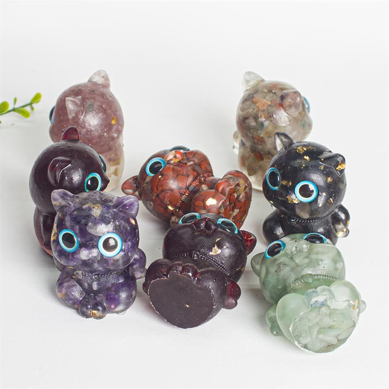 5.5cm Crystal Resin Feng Shui Decoration for Positive Home Energy