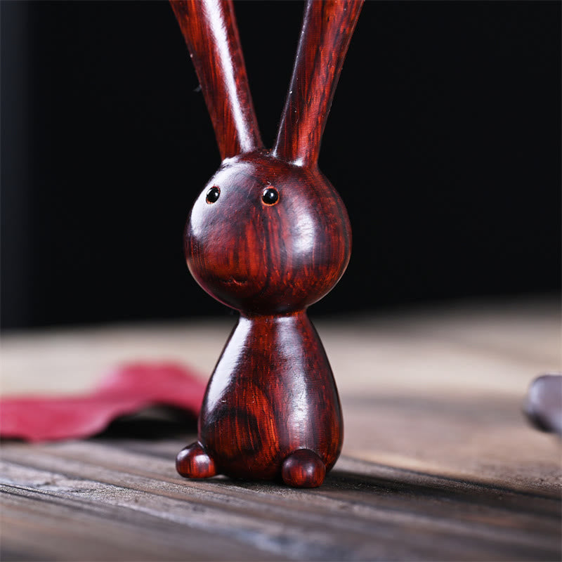 10cm Rosewood Zen Decor Warmth Wood Decoration