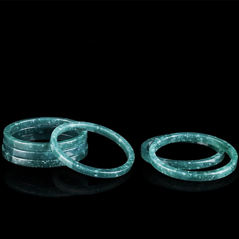 54mm Natural Jade Abundance Bracelet for Prosperity