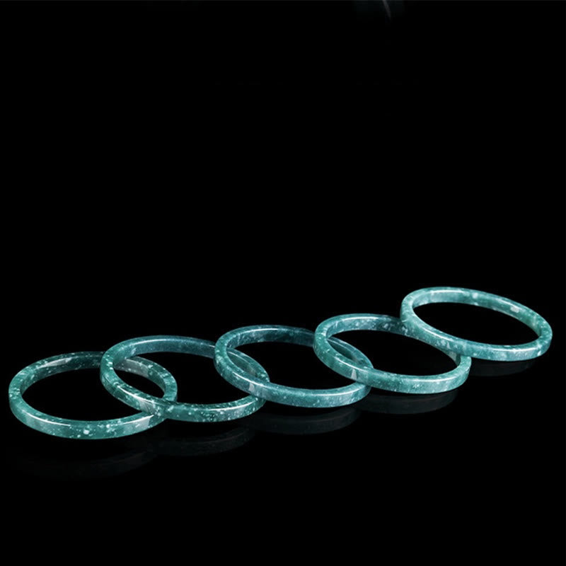 54mm Natural Jade Abundance Bracelet for Prosperity