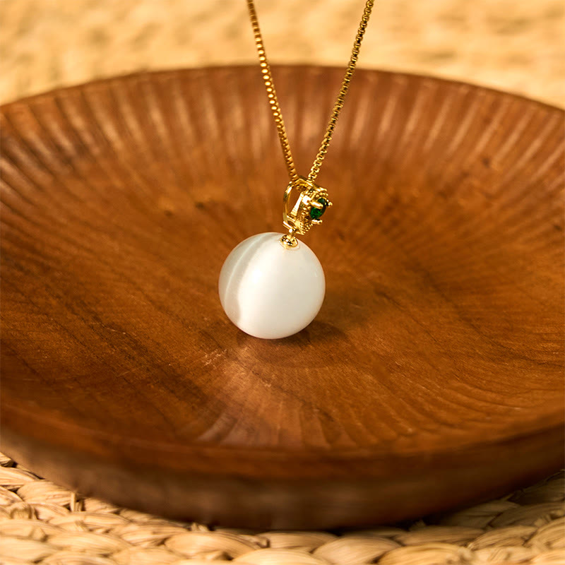 Cat's Eye Confidence Necklace | Spiritual Protection Pendant