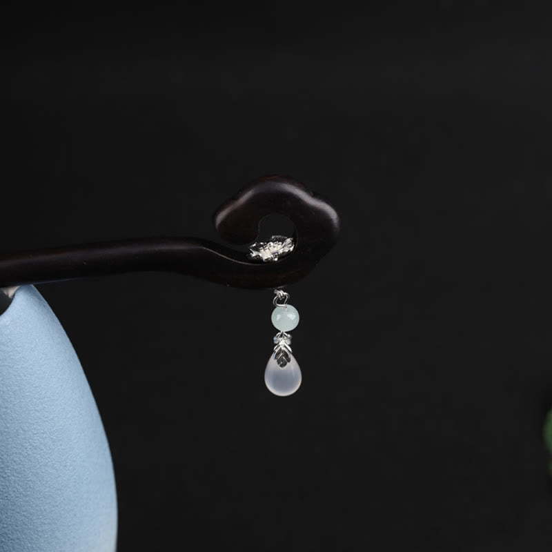 Ebony Courage Hairpin | Traditional Chinese Hairpin 17cm