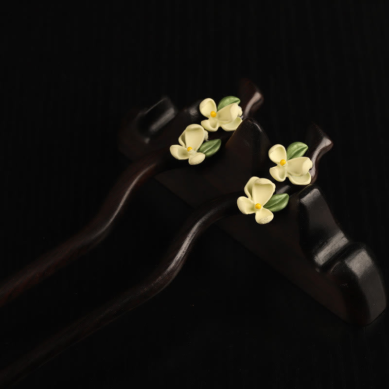Ebony Hairpin for Courage and Protection | Chinese Hairpins