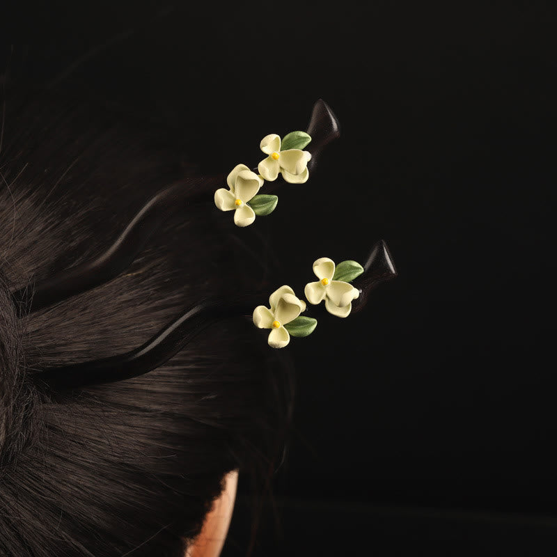 Ebony Hairpin for Courage and Protection | Chinese Hairpins