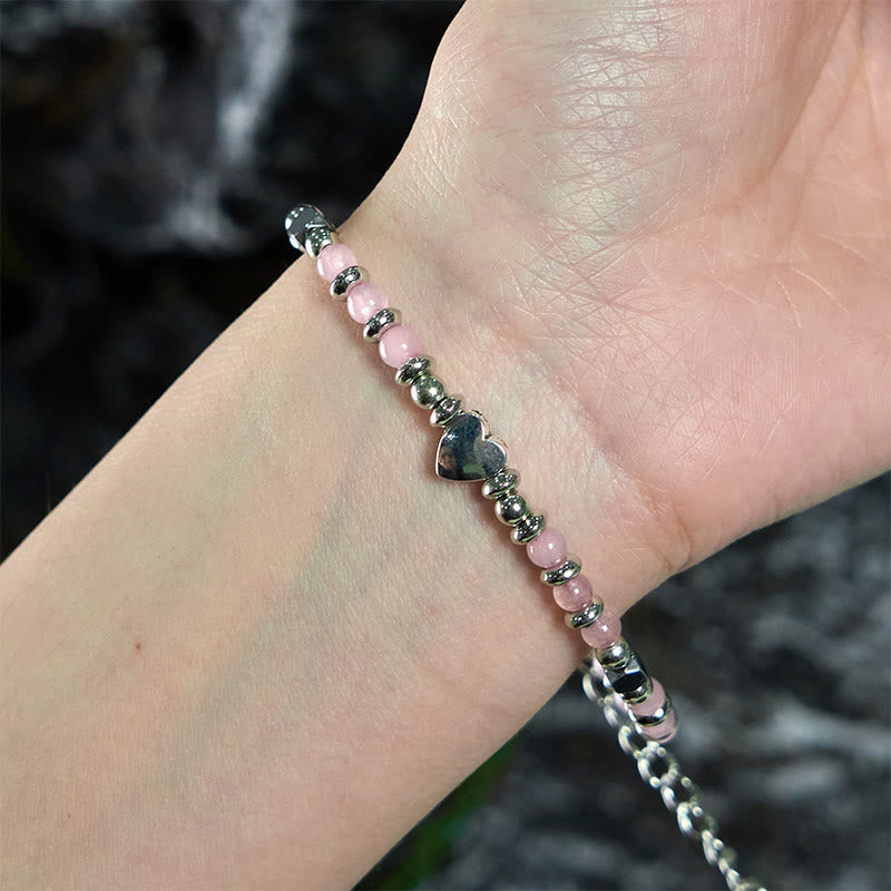 8mm Amethyst Healing Energy Bracelet for Balance