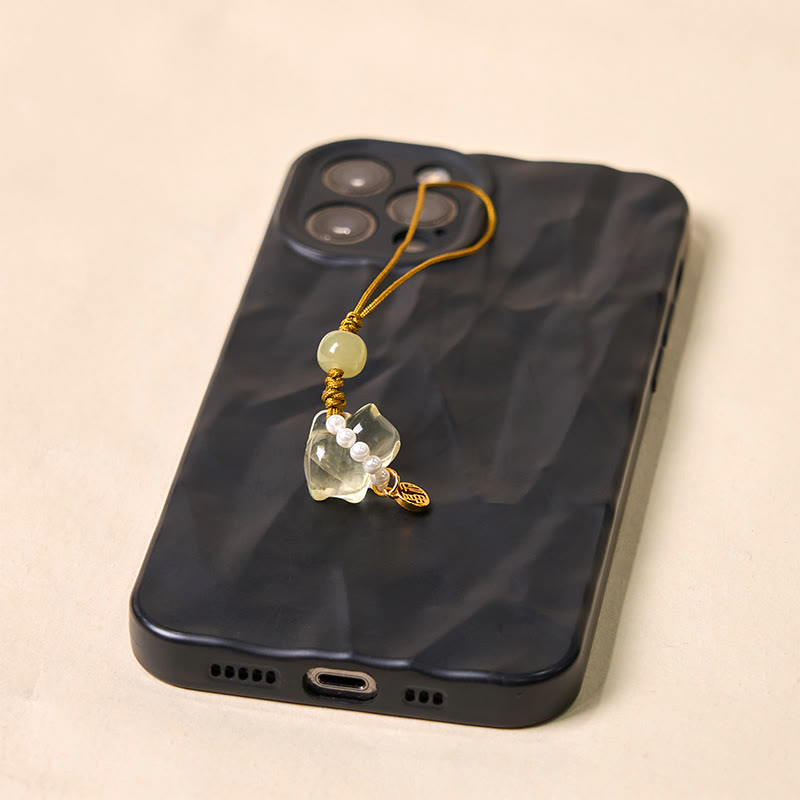 Rosa Kristall Amethyst Citrin Fu Charakter spirituelle Hängedekoration