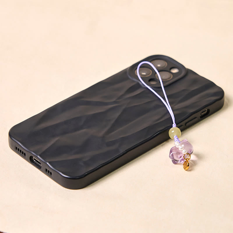 Rosa Kristall Amethyst Citrin Fu Charakter spirituelle Hängedekoration