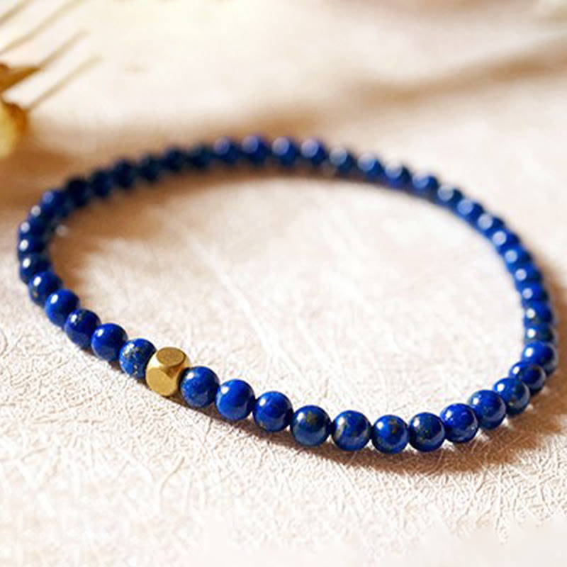 4mm Lazurite Self Care Healing Bracelet